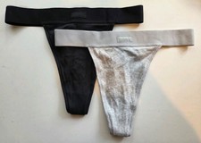 Skims Cotton Rib Thongs (Lot