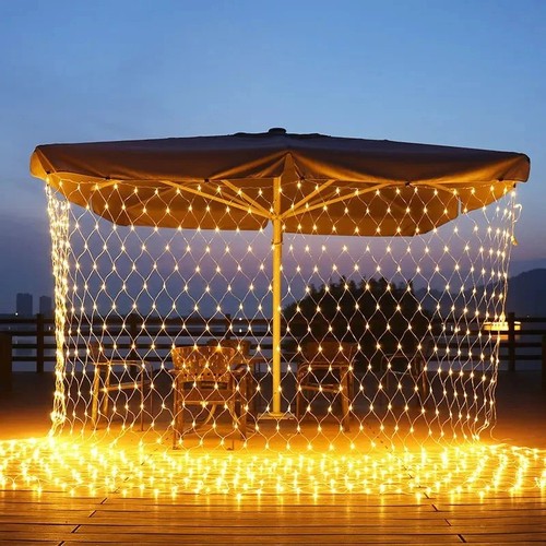 Led net mesh lights fairy - net,