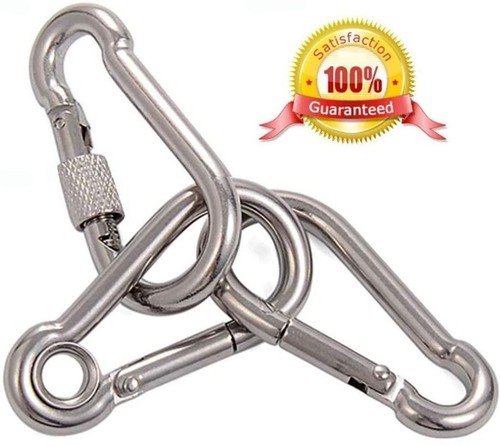 Stainless steel carabiner - stainless,