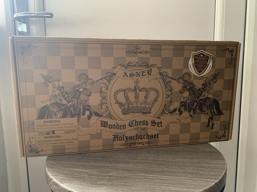 Large chess wooden set - chess,