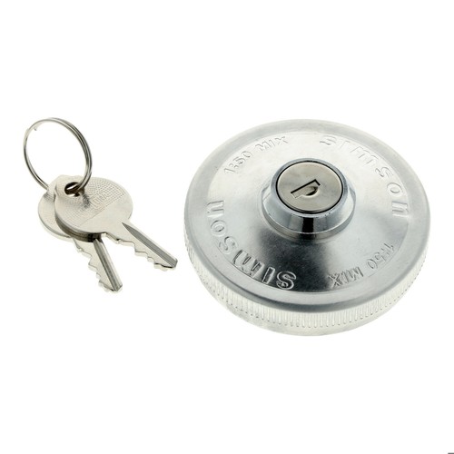 Fuel tank cap with lock - , for