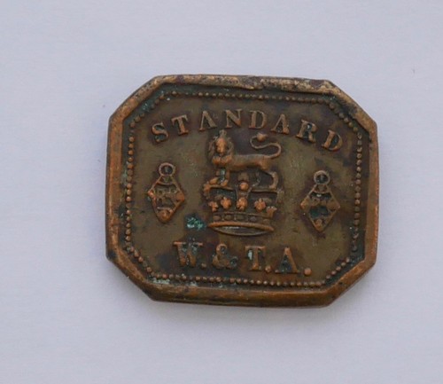 Antique five penny weights - "five,