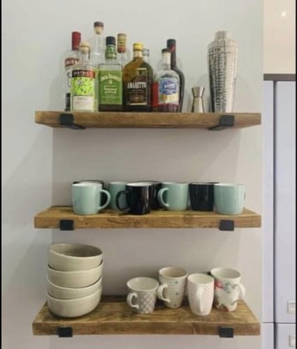 Scaffold board wall shelf - wall,