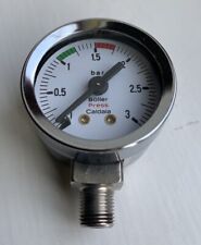Pavoni Pressure Gauge Chromed