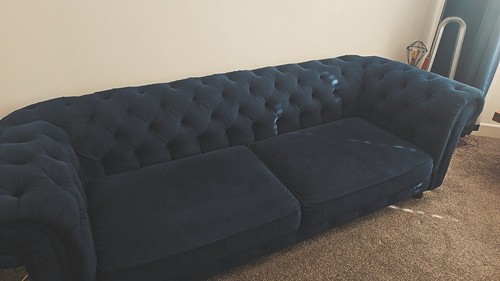 Chesterfield velvet seater - chesterfield, 3-seater