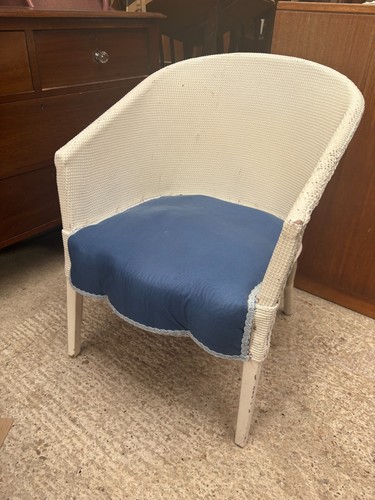 Vintage woven white - vintage, chair