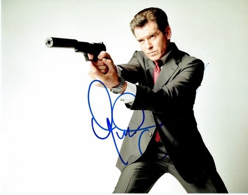 Pierce brosnan hand signed - signed,
