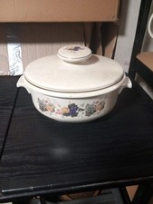 Royal Doulton Harvest Garland Lidded Oval Casserole Dish 17cm Tall