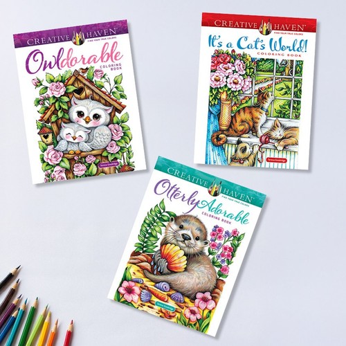 Three books colouring - three, book