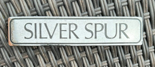 Rolls royce silver spur motor - silver,