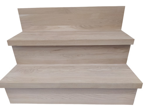 Solid oak stair - oak, cladding