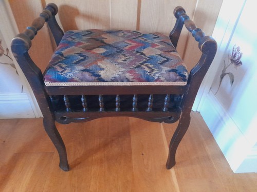 Edwardian piano stool spindle - edwardian,