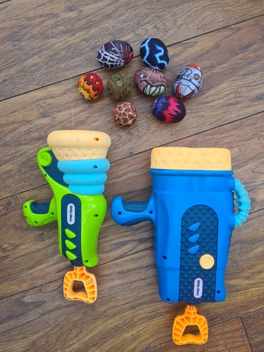 Two little tikes mighty - two,