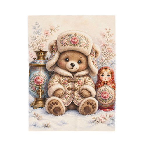 Baby russian teddy bear - russian,