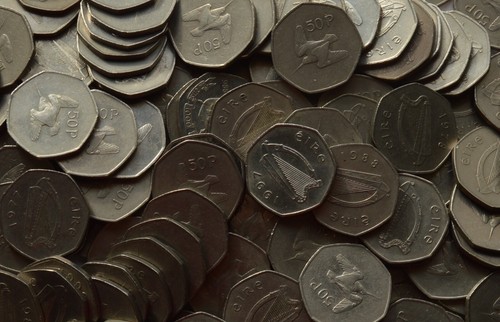 Ireland eire 50p - p, fifty