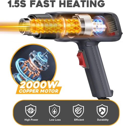 Jojorec heat gun 2000w - heat,