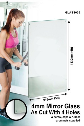 Gym mirror glass weight - glass,