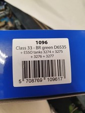 HN1096 HELJAN OO GAUGE CLASS 33 BR GREEN D6535 & 4 ESSO TANKS DCC READY BNIB