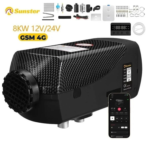Sunster 12v 24v 8kw - 24v, air