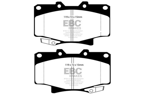 Ebc greenstuff front brake - ebc,