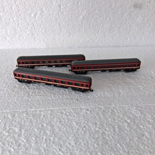 Lima 3x Maroon Coaches N Gauge