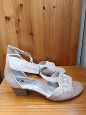Pavers Ladies blush pink Suede