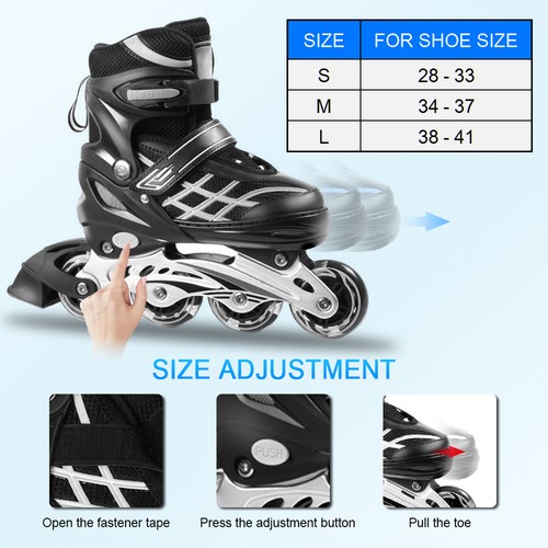 Kids roller skates black - roller,