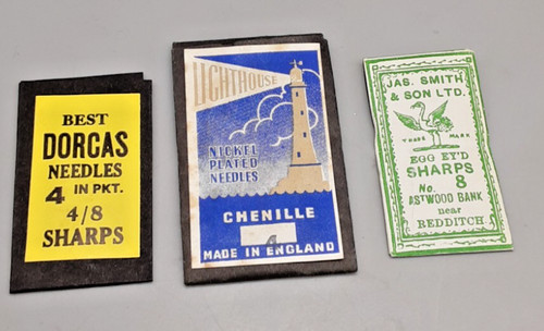 Vintage needle packets dorcas - vintage,