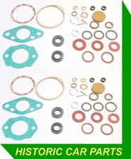 2 SU 1 1/8" H1 Carb GASKET SETS for Austin Healey Frog Eye Sprite Mk1 1958-61