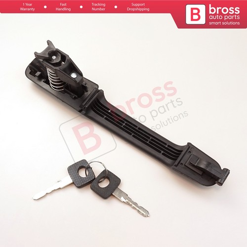 Exterior door handle with keys - with,