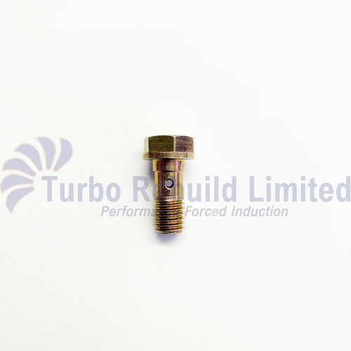 Turbocharger oil feed - in, banjo