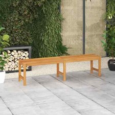 Garden Bench 180 cm Solid Teak Wood vidaXL
