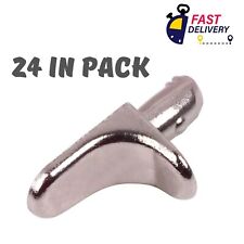 24 x STEEL SHELF SUPPORTS