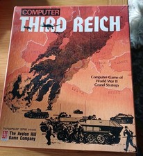Computer Third Reich  Avalon Hill  Amiga 500 EXTREMELY RARE COLLECTORS ITEM