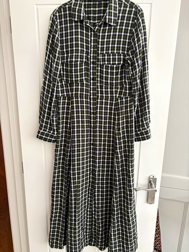Zara green white check - zara, green/white