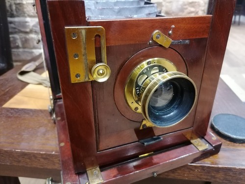Antique victorian plate camera - plate,