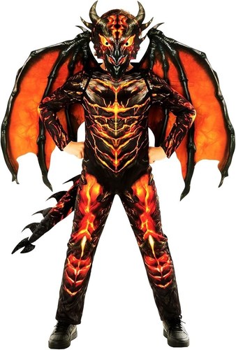 Boys lava dragon costume - dragon,