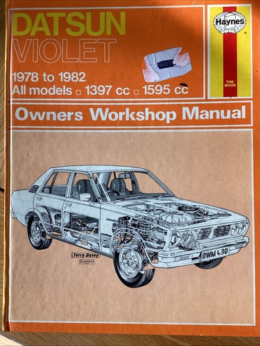 Datsun violet haynes - haynes, manual