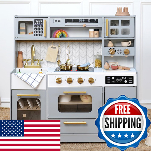 Bpmfkid wooden play kitchen - bpmfkid,