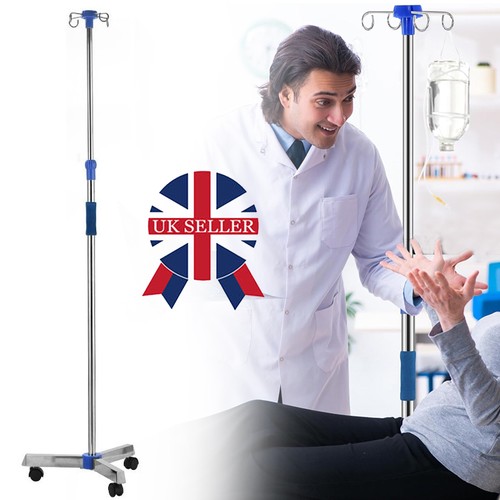 Portable pole drip bag - pole,