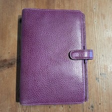Filofax Finsbury Personal Organiser Grained Leather Cardholder Penholder Uni