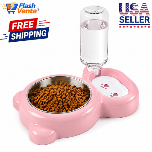 Pet feeder water - 2-in-1, &