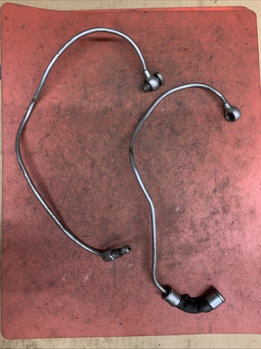 Vintage motorcycle oil pipes - oil,