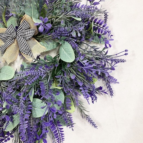 Lavender heart wreath - heart,