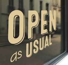 Shop Window Display Store Retail Vinyl Decal Stickers Graphics Sign Signage B86M