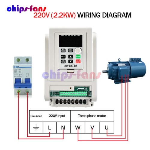 220v 2kw variable frequency - 220v, 2.2kw