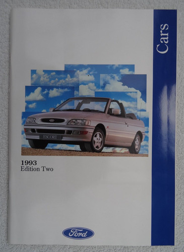 Ford brochure 1993 mondeo - ford, 1993: