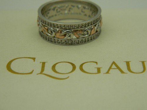 Welsh clogau silver 9ct rose - silver,