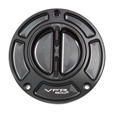 For Honda VFR800F 14-20 19 18 17 16 15 Quick Lock Fuel Gas Tank Cap Cover Black