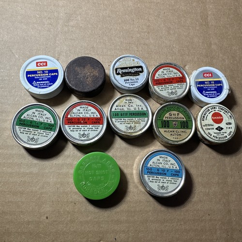 Empty vintage alcan cci - vintage, round